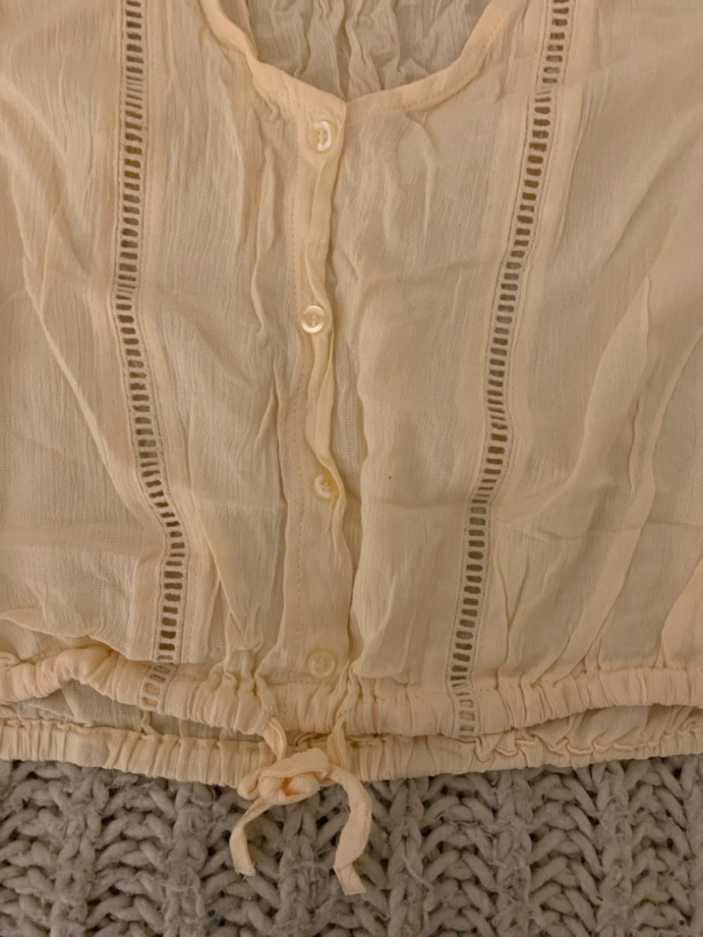 Love Tree Button Down Long Sleeve Top - Picture 3 of 3